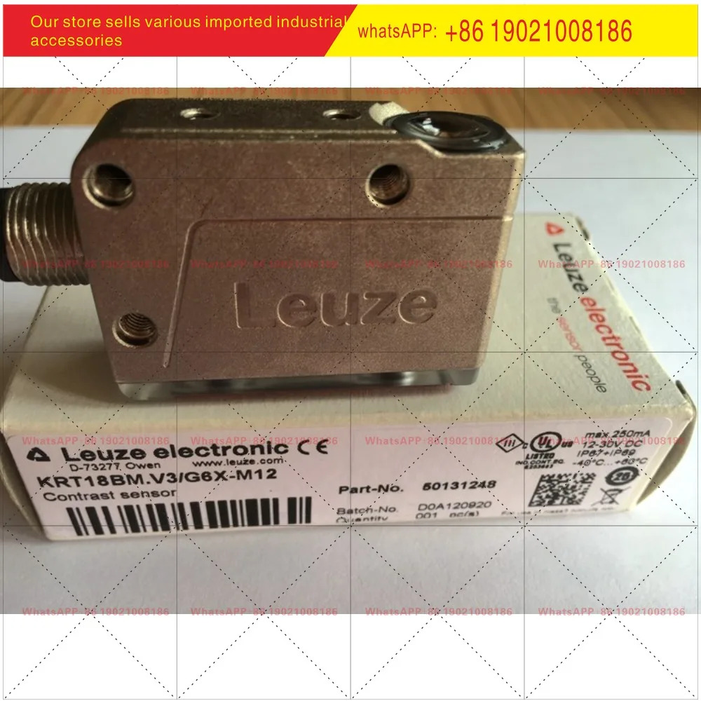LEUZE 컬러 라벨 센서 KRT18BM. V3/G6X-M12 V2/G6T-M12