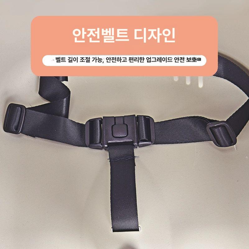 아기용 의자 플라스틱 아기식탁의자 카페 유아 식당 하이체어 식탁 다이닝 체어 - 상세 이미지 4