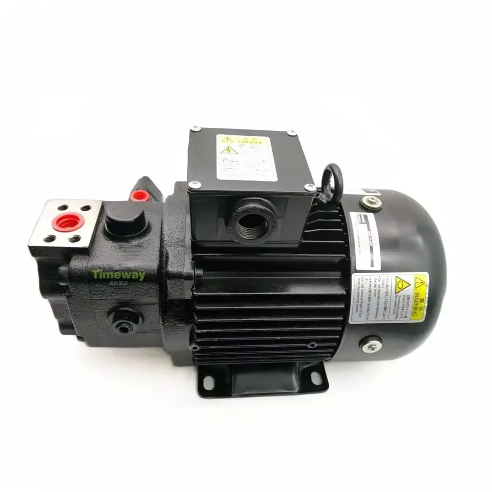 UVN 유압 베펌프 전동 모터 UVN-1A-1A3-1.5-4-Q01-6063E 출력 1.5KW IE3 가변 용량