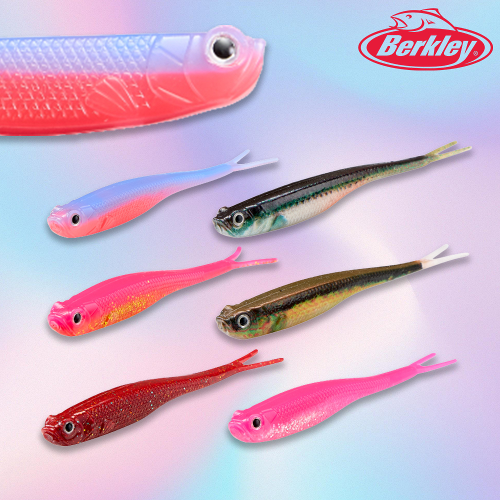 버클리 26 파워베이트 파워 저크쉐드 13cm(5인치) UV 케이무라 광어웜 광어다운샷 웜 - 상품 이미지