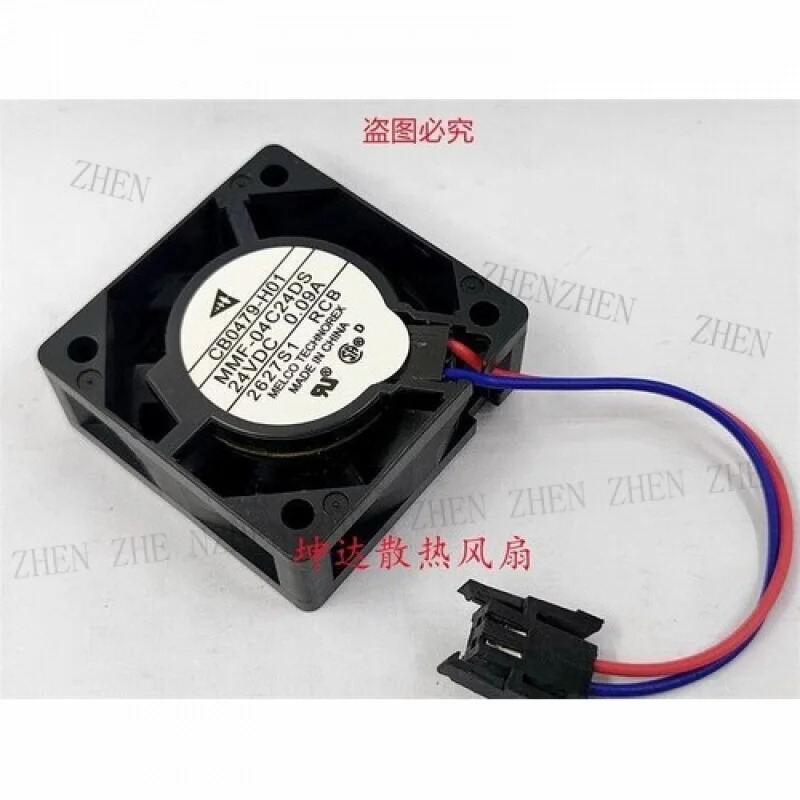 Y MMF-04C24DS-RCB 4015 DC24V 0.09A 4CM 2핀 냉각팬