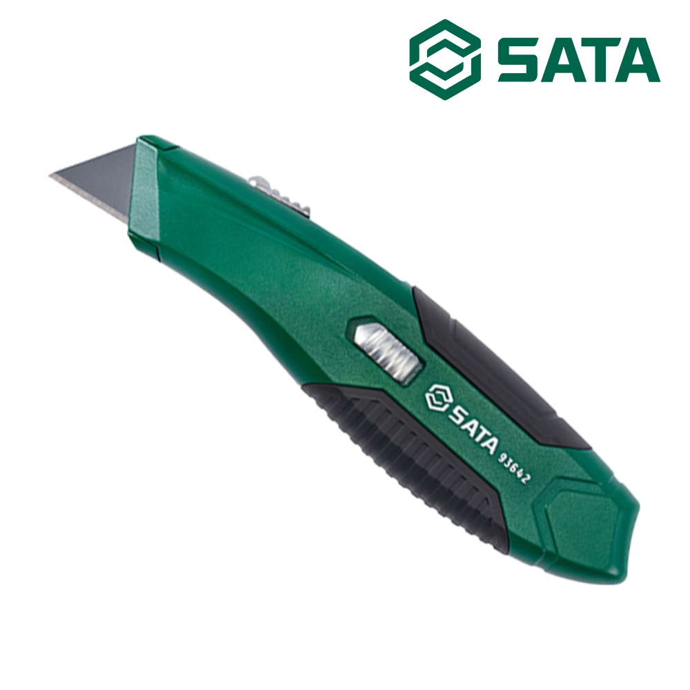 사타 SATA 안전 커터칼 5 BLADES 93642 칼날 교체형 다용도 컷터칼 - 상품 이미지