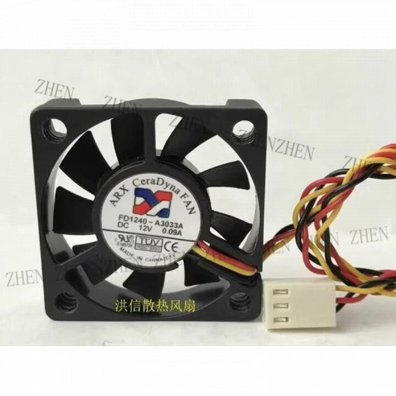 Y FOR ARX 4010 FD1240-A3033A DC12V 0.09A 4CM 3선 냉각팬