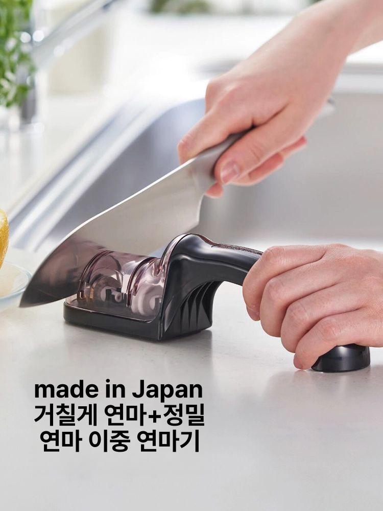 글로벌나이프 global 워터 휴대용 샤프너 칼갈이 레드 일본 주황색 칼연마기 숫돌 실버 - 상세 이미지 2