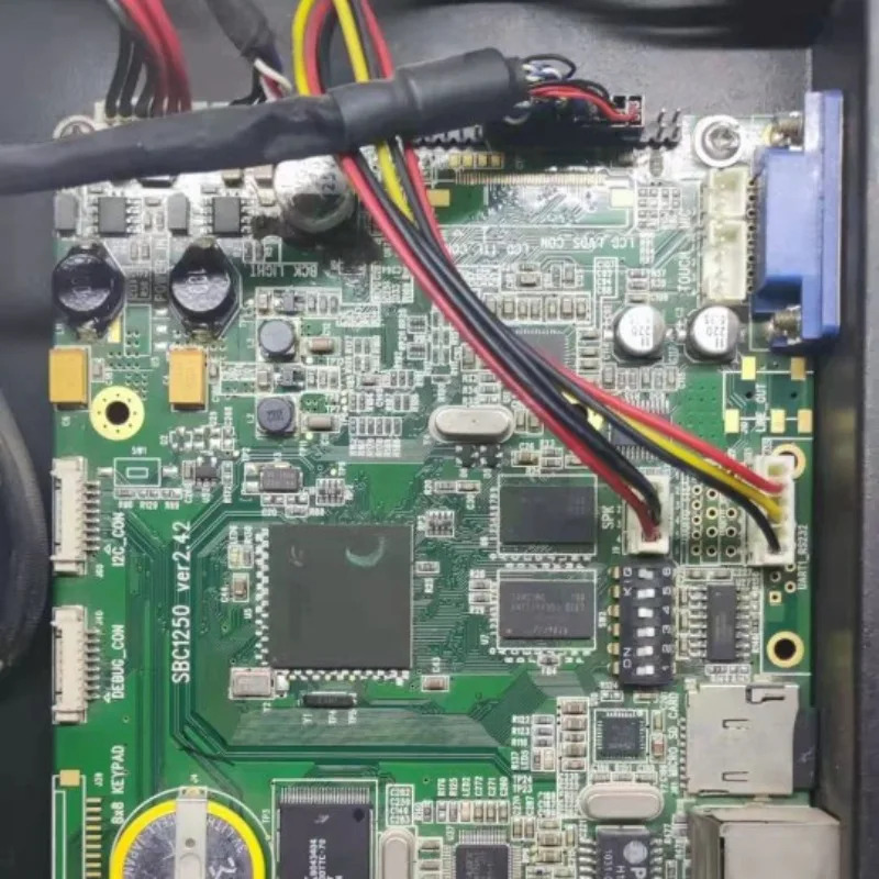 히타치 빌딩 멀티미디어 LCD 메보드 SBC1250 VER2.42 메모리 카드 초기화부품