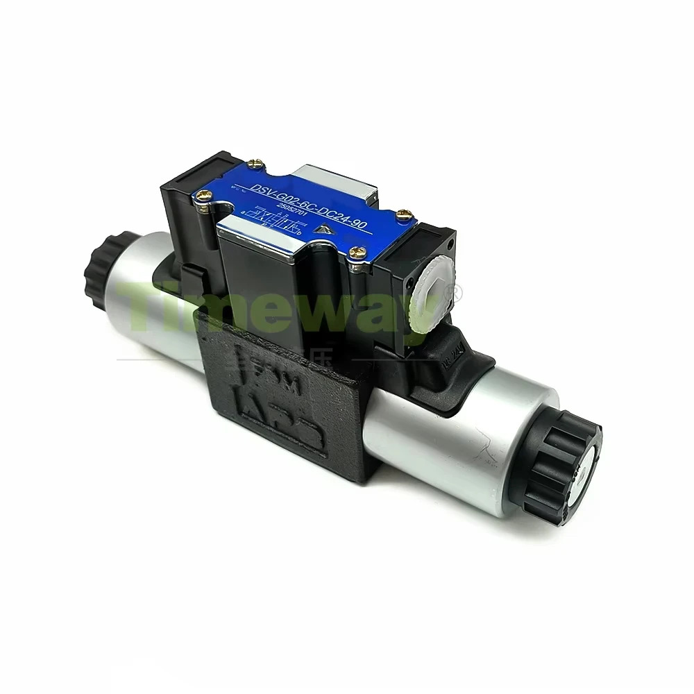 타임웨이 유압 밸브 DSV-G02-6C-DC24-90 DSV-G02-6C-A220-90 솔레노이드 방향 제어