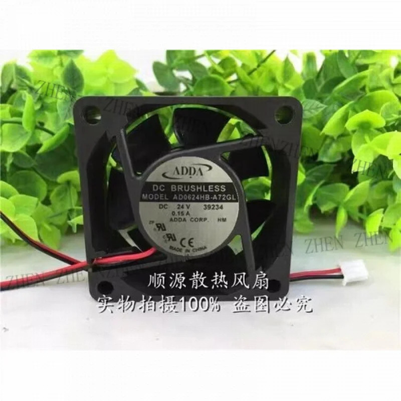 Y for AD0624HB-A72GL 6025 DC24V 0.15A 2핀 인버터 냉각팬