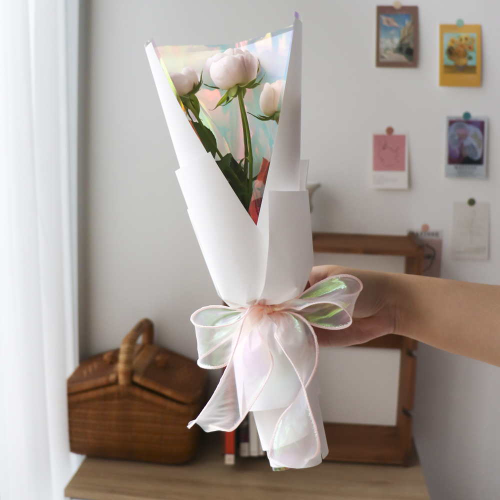 리본 끈 오로라 오간디 10마 9m 선물 포장 오간자 청첩장 응원봉 이미지 7