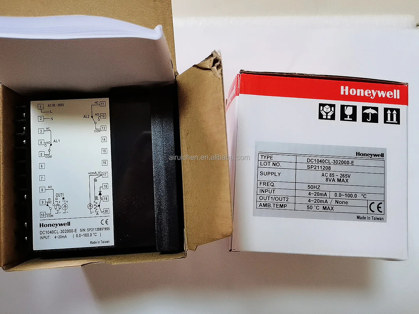 Honeywell DC1040CL-302000-E DC1040CR-302000-E 온도 조절기
