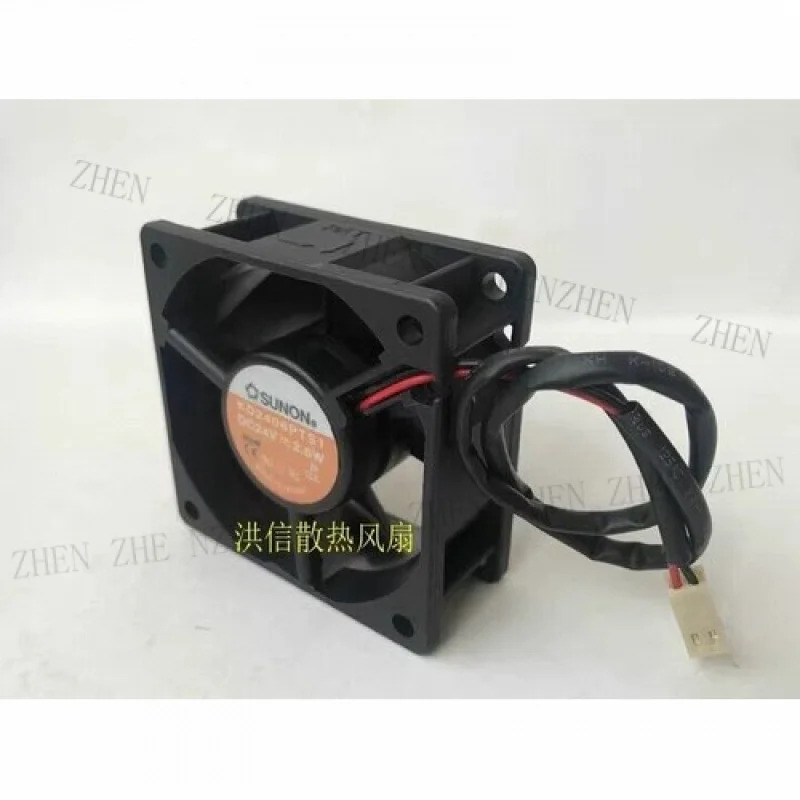 Y for 6025 KD2406PTS1 DC24V 2.6W 6CM 2핀 인버터 냉각팬