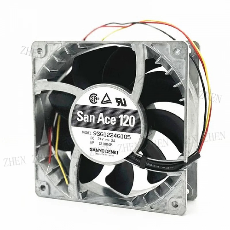 Y for SAN ACE 120 9SG1224G105 12038 24V 2A 고풍량 인버터 팬 3선