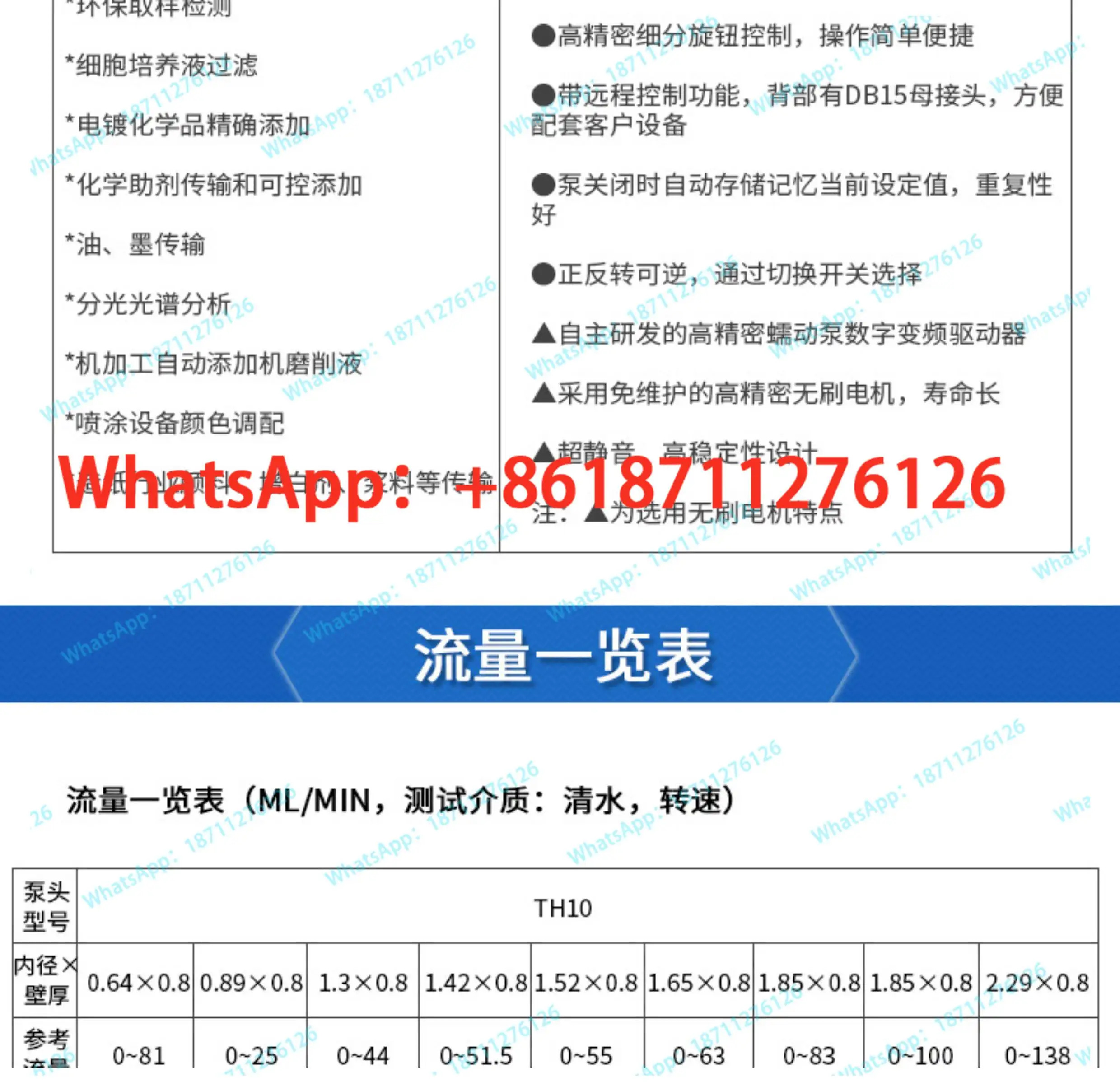 BT100 연동 펌프 대유량 소형 정량 주입 사이클 자흡식 정전류 산업충전