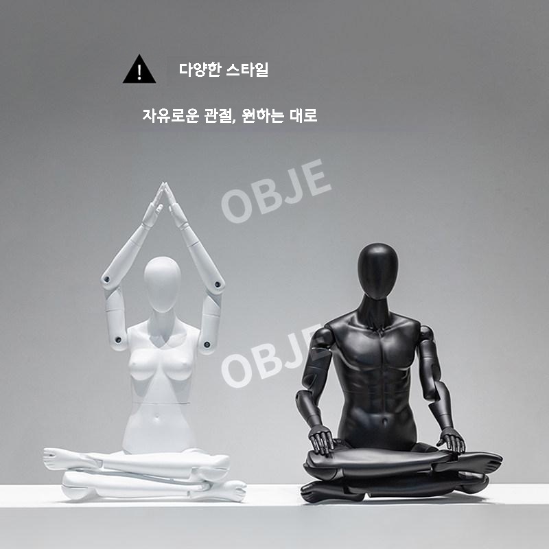 전신마네킹 신형 다양한포즈 스포츠 여성 남성 옷가게 디스플레이 - 상세 이미지 3