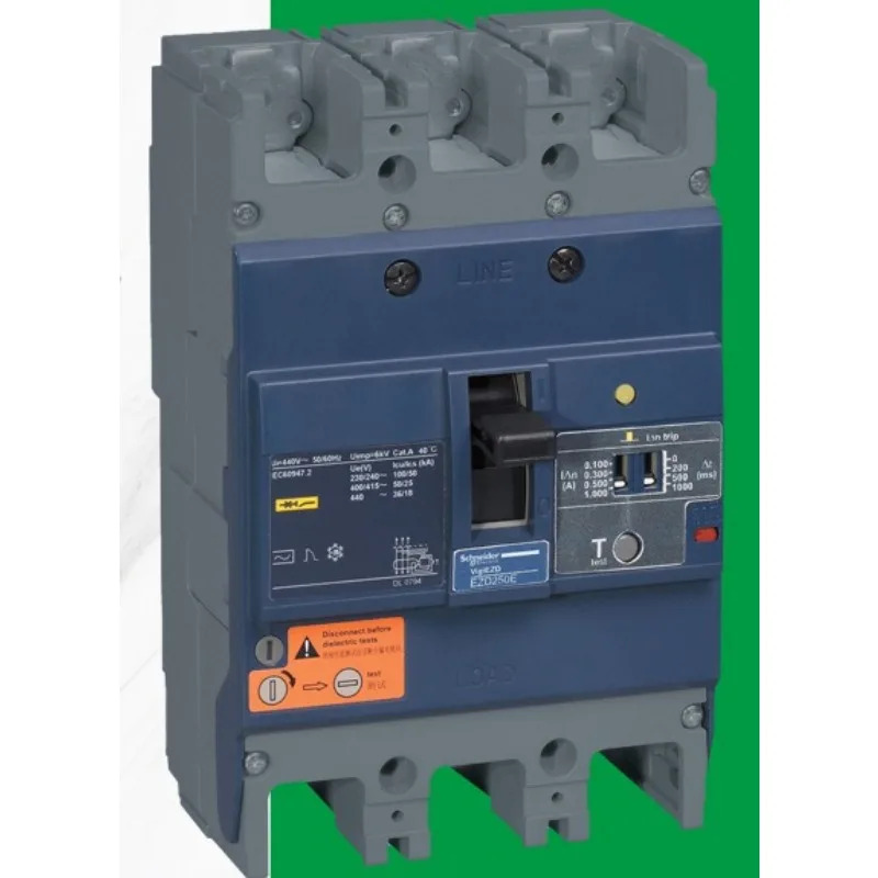 슈나이더 성형 케이스 회로차단기 EZD250S3250N 250a 누설 보호 부품