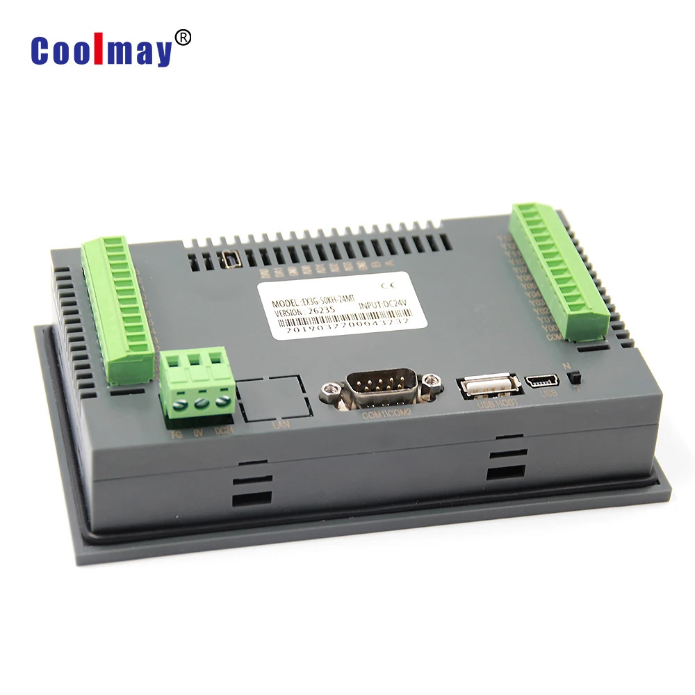 통합 아날로그 Pt100 온도 컨트롤러 5인치 Hmi Plc 올인원