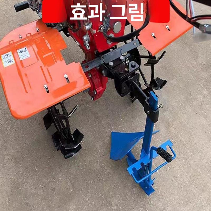 농업용 관리기 페이지 미니트렉터 소형농기계 부착형 강철 고강도 내구성 경량형 단일 쟁기 경량 양면 쟁기 - 상세 이미지 2