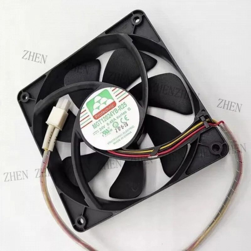 Y M12024YB-R25 124V 0.48A 12CM 3핀 인버터 냉각팬