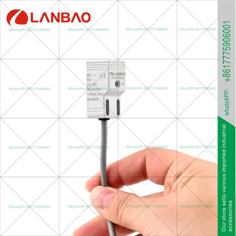 Lanbao LE18SF05DLO 사각 유도 센서 DC째 와이어 일반적으로 열림 5mm 스위치