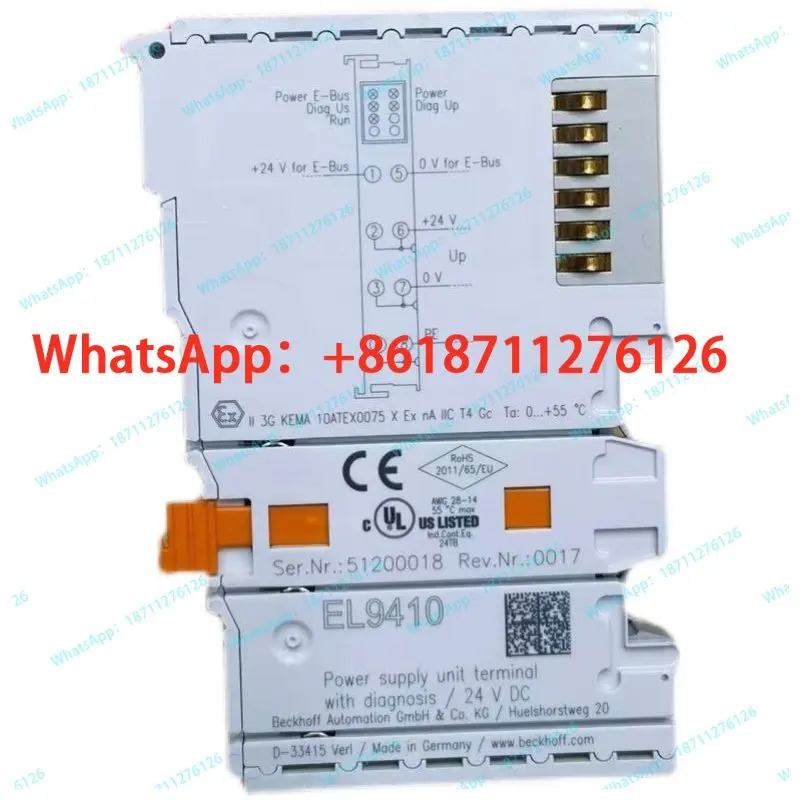 오리지널 Beckhoff 모듈 EL1904 EL2904 EL6900 EL9011 중