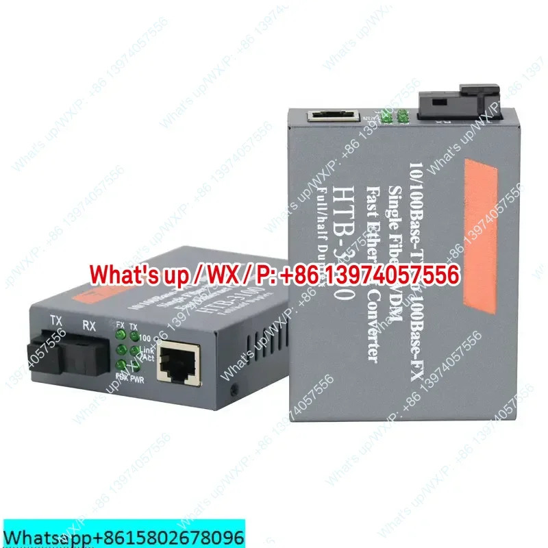 넷 HTB-3100 광섬유 미디어 컨버터 RJ45 20KM 25KM SC 광포트 10M 100M 광