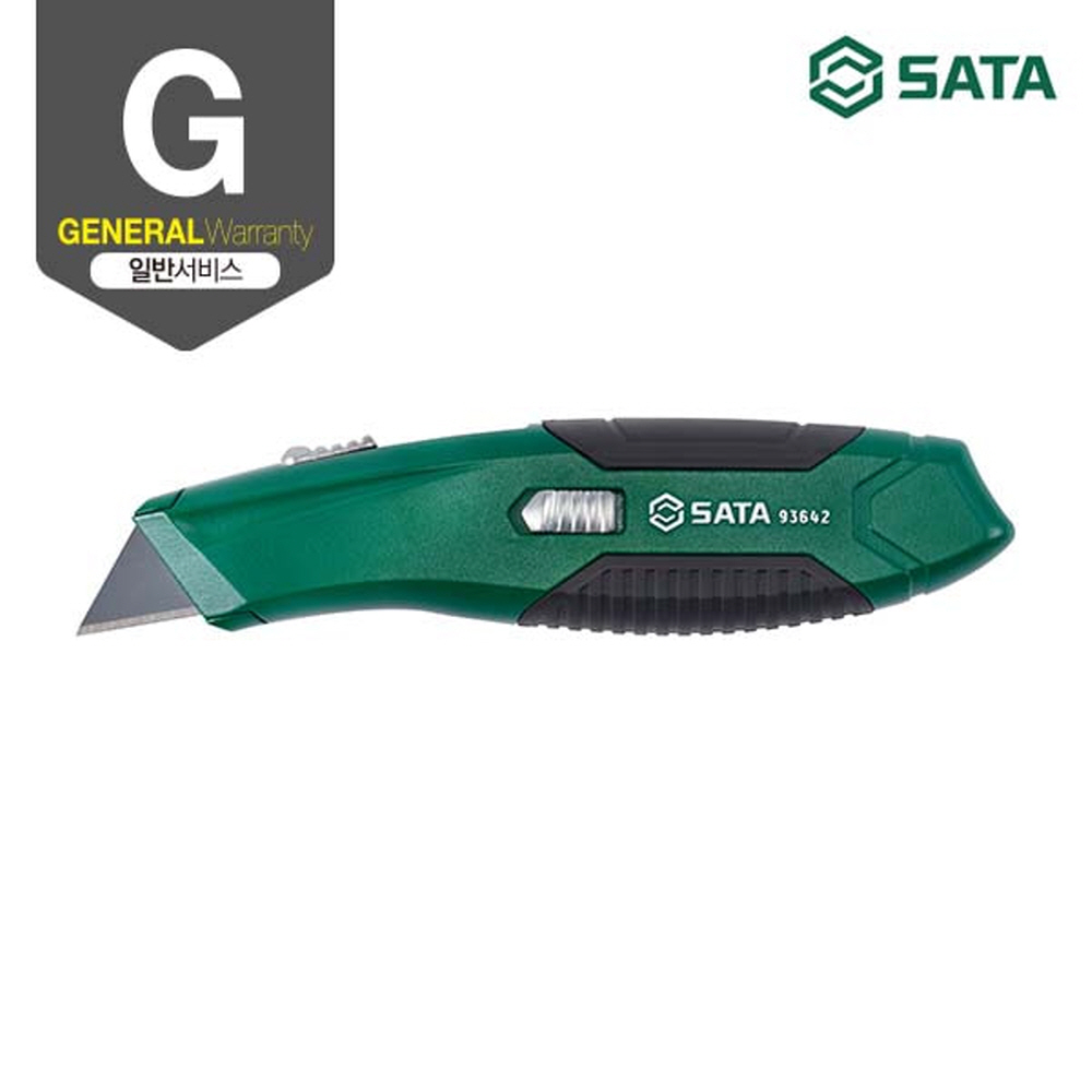 사타 SATA 안전 커터칼 5 BLADES 93642 칼날 교체형 다용도 컷터칼 - 상세 이미지 2