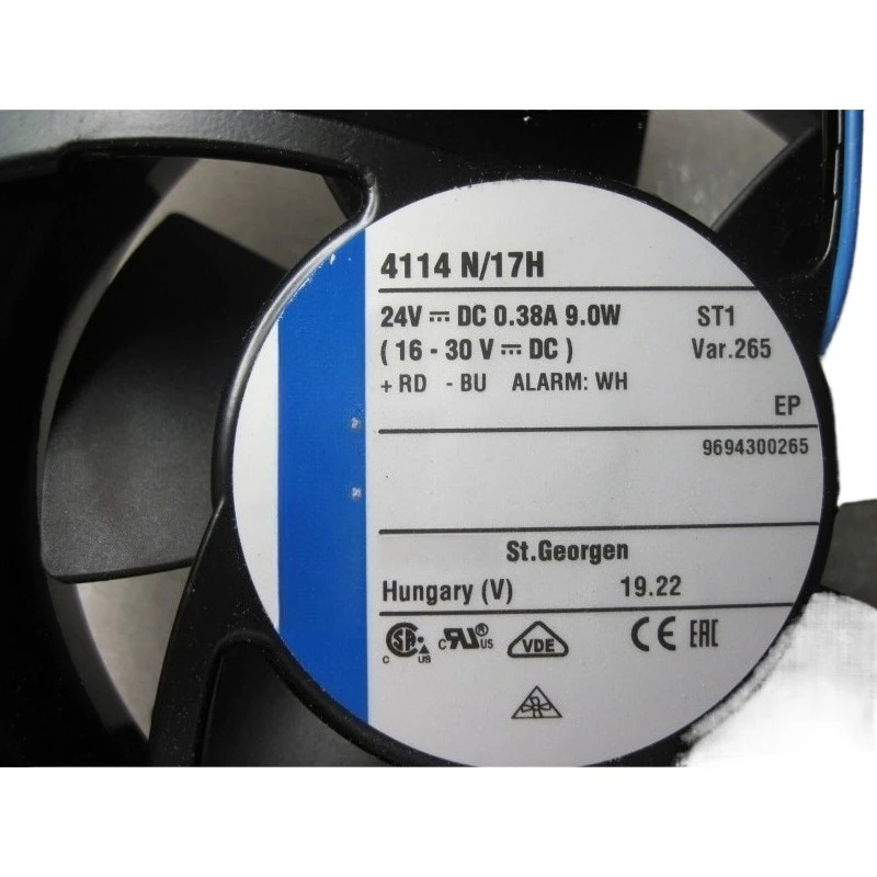 4114N/17H 24VDC 9.0W 4114N/17N 오리지널 팬