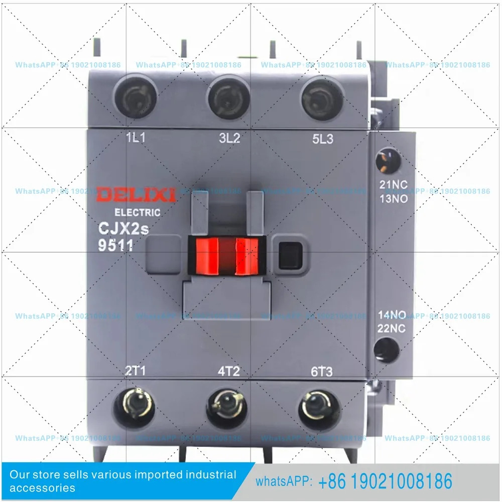 Delixi 95A AC 접촉기 CJX2S-9511 9511 220V 개방형 형 LC1 3상 380V