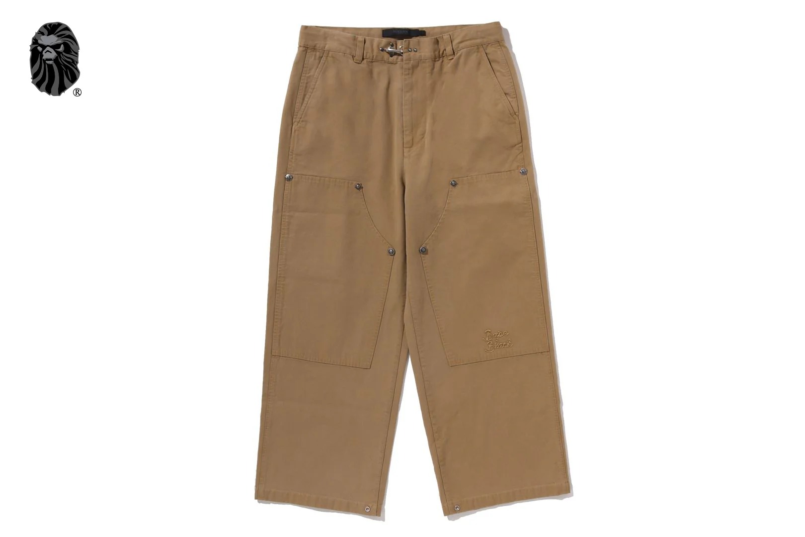 베이프 바지 BAPE BLACK WASHED CHORE WORK PANTS 1 1M20-152-302 - 상세 이미지 2