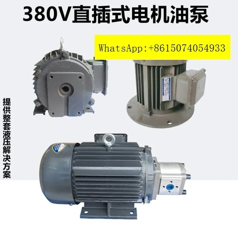 380V 유압 오일 CBN1.5KW2.2KW 펌프 내부 샤프트삽입 3상 모터 유닛