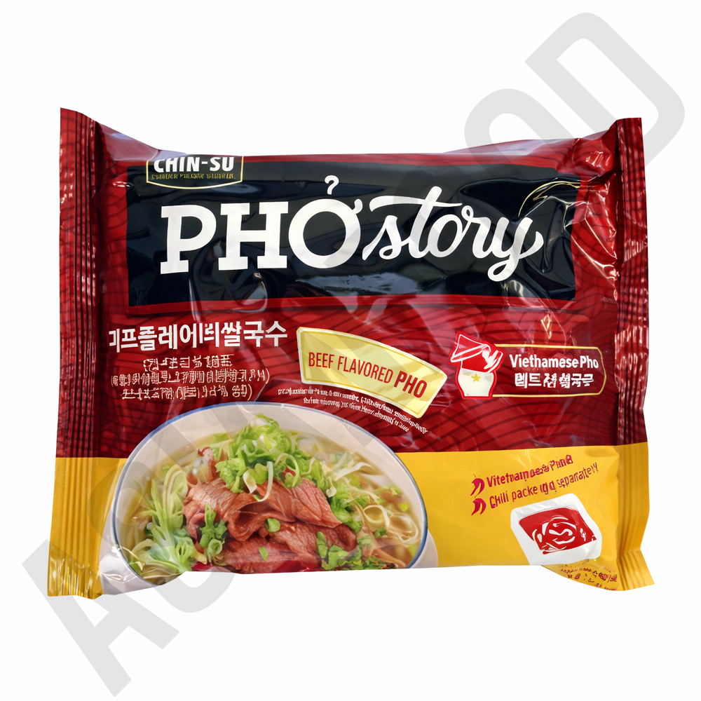 베트남 태국 라이스 버미셀리 누들 친수 PHOSTORY 소고기 쌀국수, 67g, 30개 - 상품 이미지