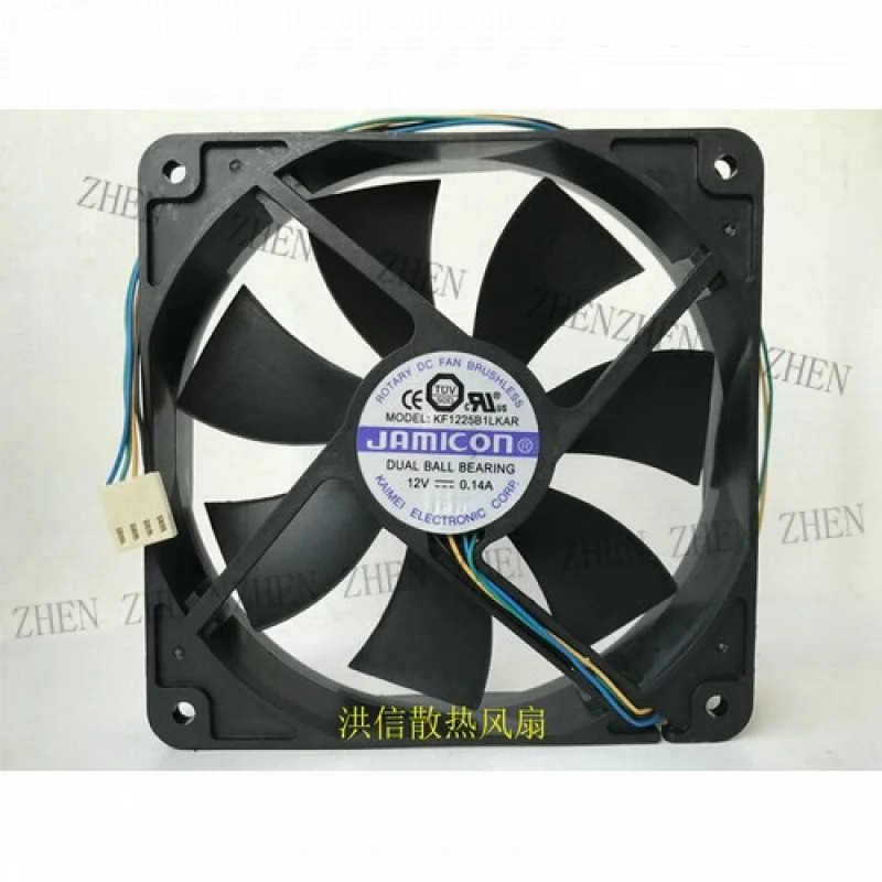 Y KF1225B1LKAR DC12V 0.14A 14선 PWM 팬 4핀용