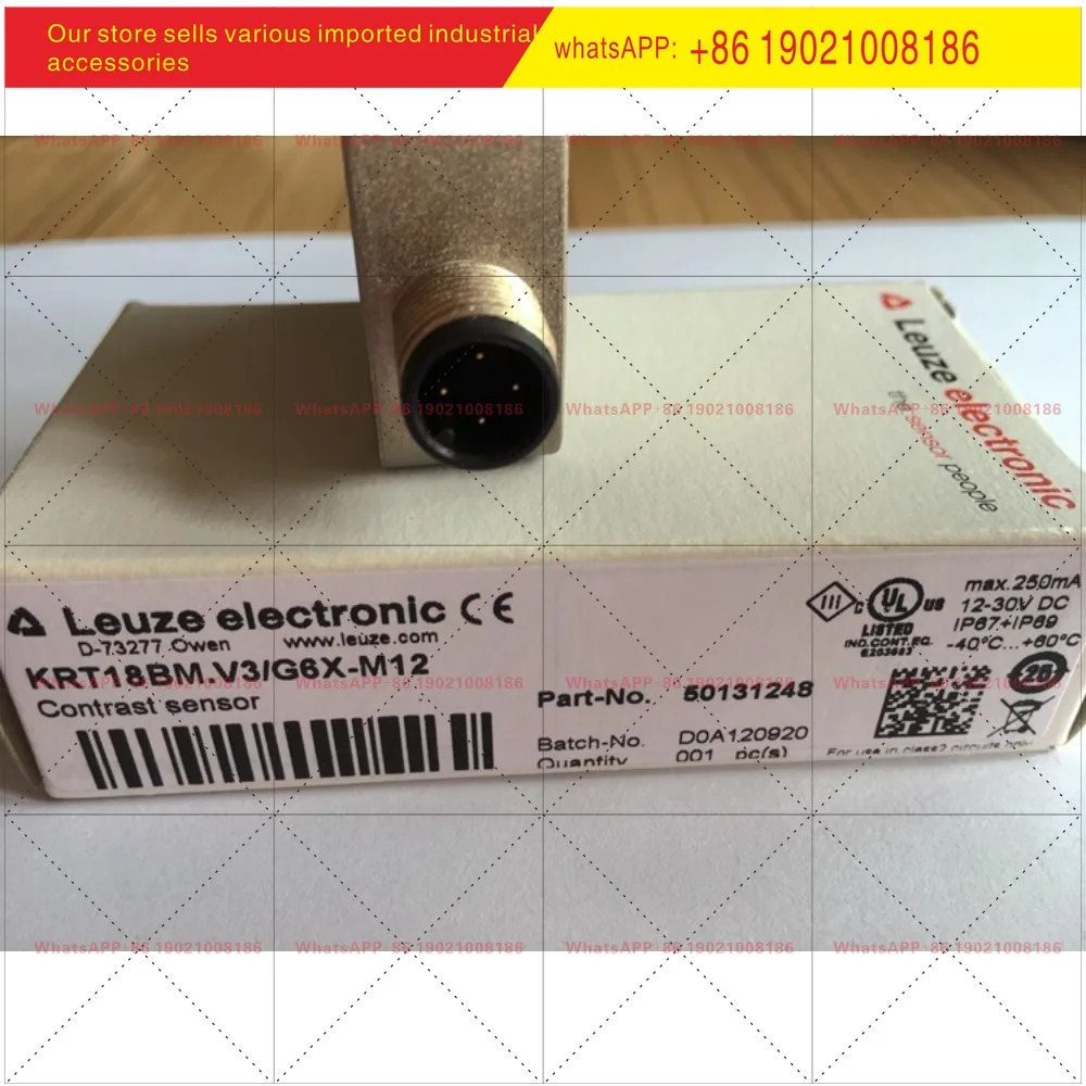LEUZE 컬러 라벨 센서 KRT18BM. V3/G6X-M12 V2/G6T-M12