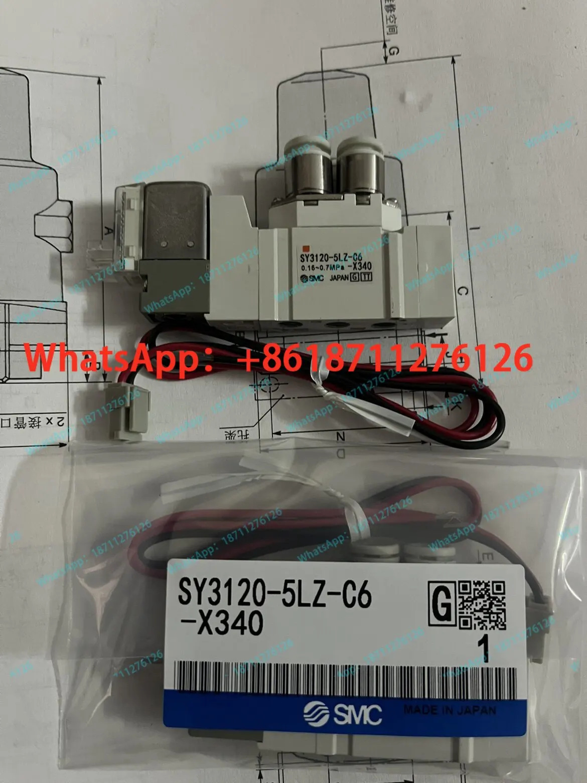솔레노이드 밸브 SYJ314M-5G-X123-Q SYJ314M-5G-Q