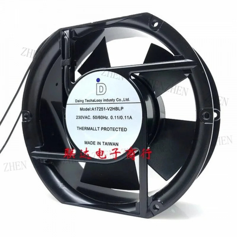 Y FOR D A17251-V2HBLP 17251 AC230V 0.11A 17CM 볼 냉각팬