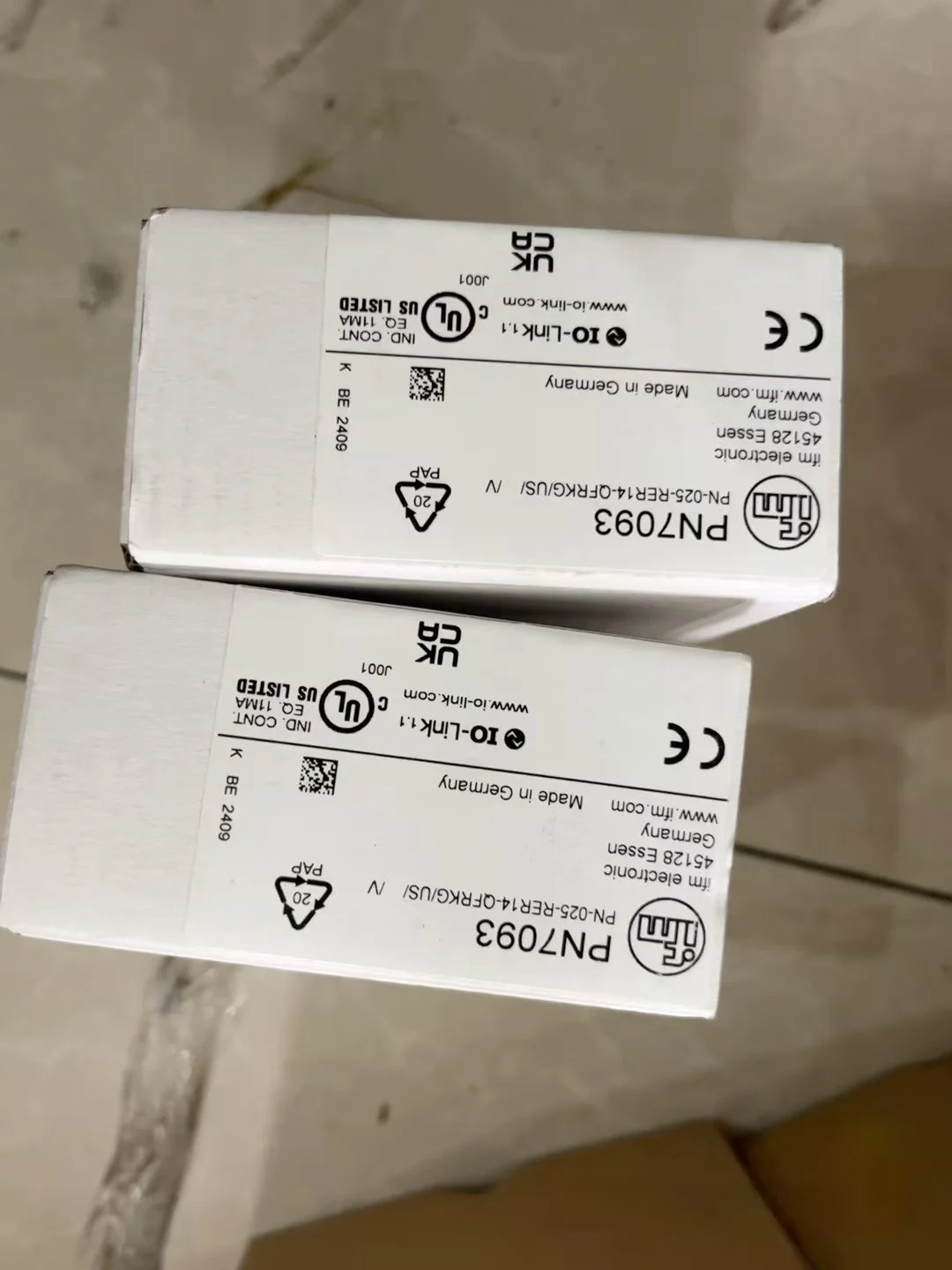 디스플레이 PN7093이 포함된 I F M 오리지널 전기 압력센서