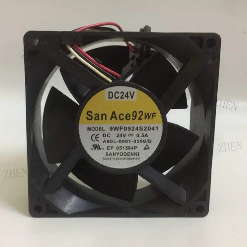 Y FOR SanAce A90L-0001-0598 B 9WF0924S2041 24V 0.5A CNC 냉각팬신