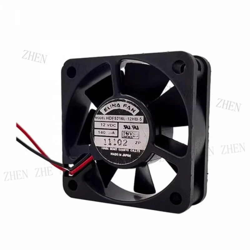 ELINA 5216L-12HB-5 DC12V 140mA 5015 5CM 2선식 냉각팬Y