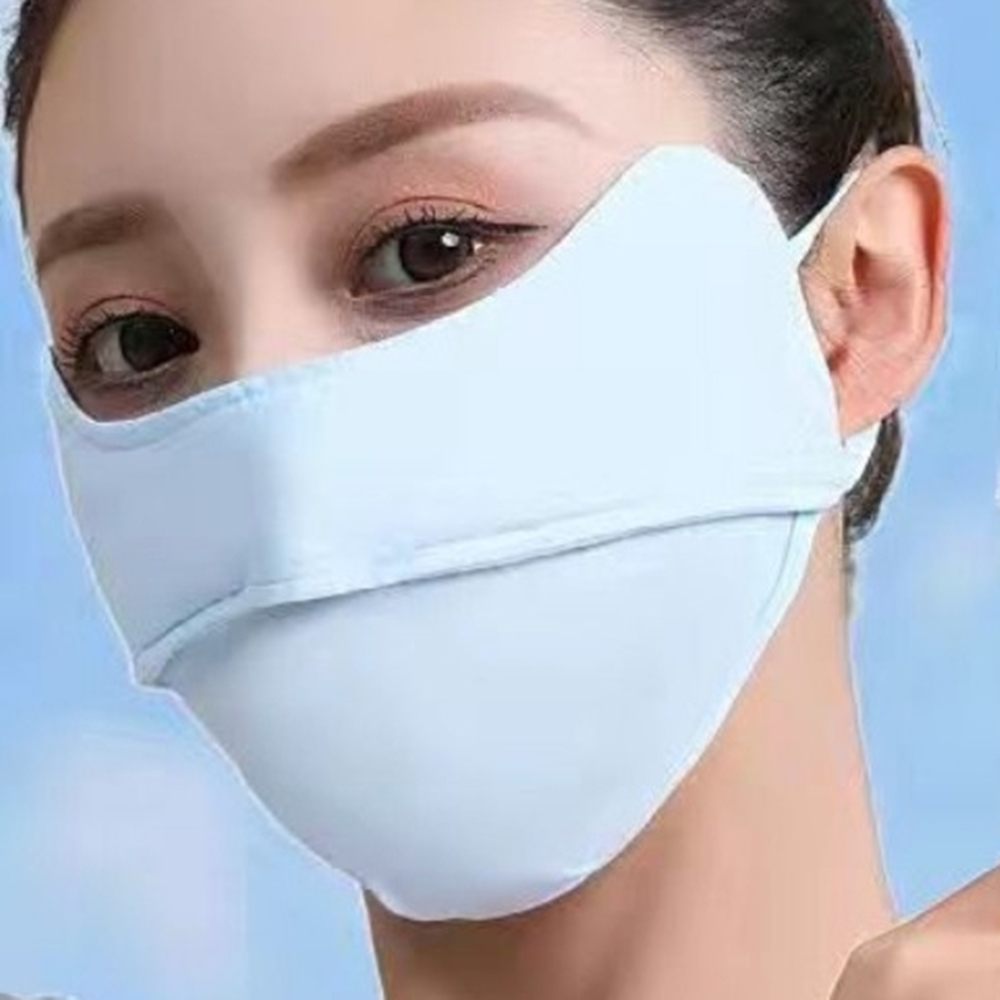 빨아쓰는 자외선 차단 마스크 여름 골프 쿨 - 상세 이미지 2