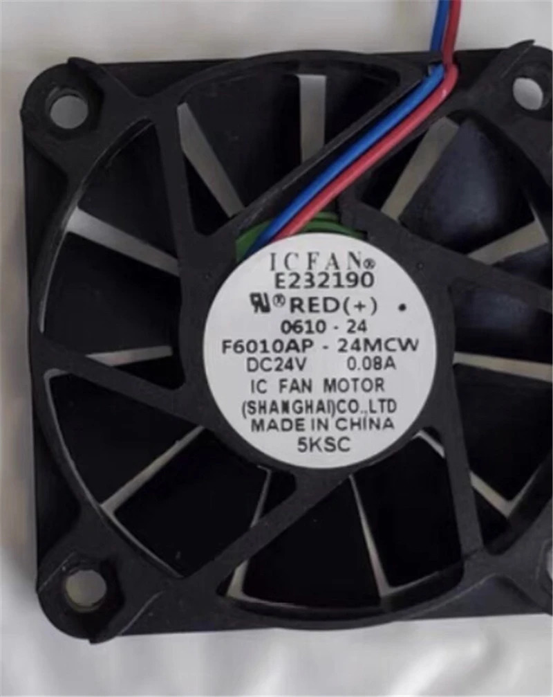 ICFAN E232190 0610-24 DC 24V 0.08A mm 냉각팬 2PIN