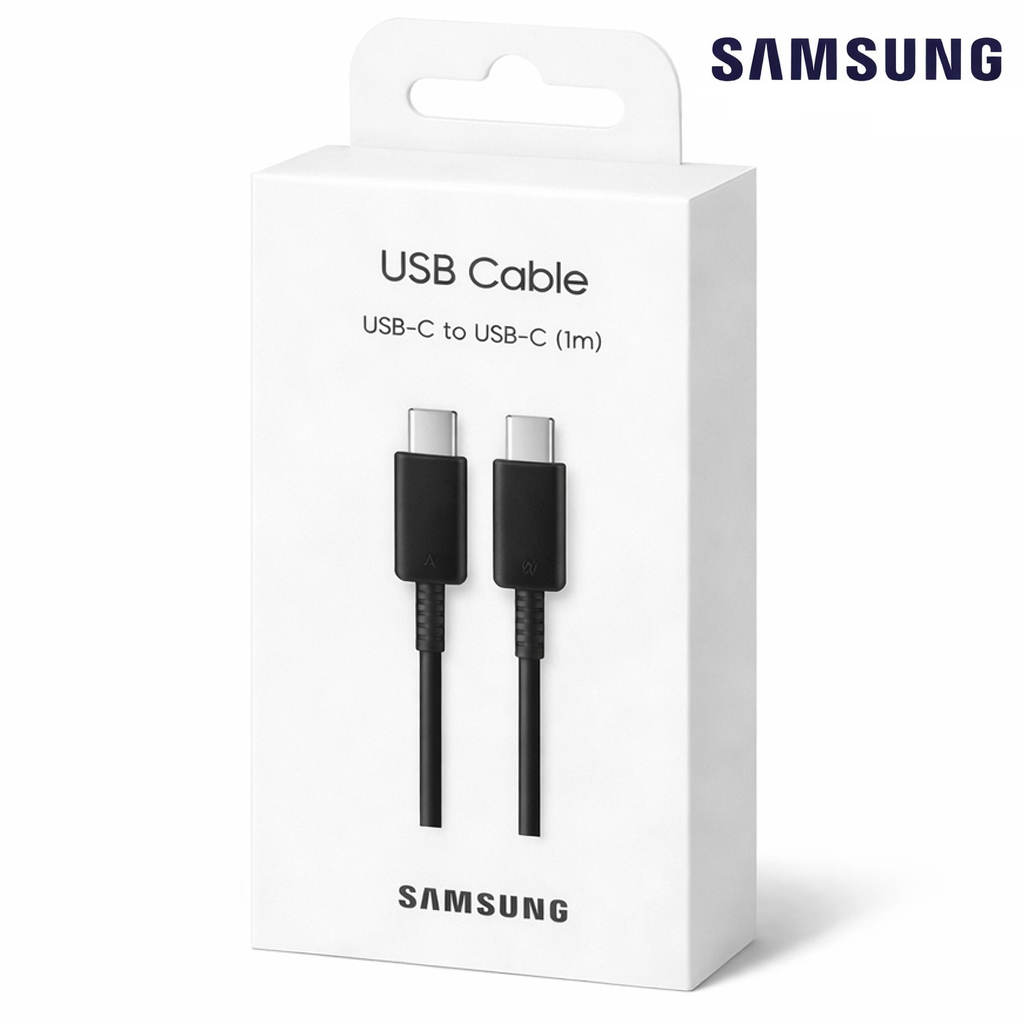 삼성 USB C to C타입 3A 케이블 25W 고속충전 EP-DA705 블랙, 1개, 1m - 상품 이미지