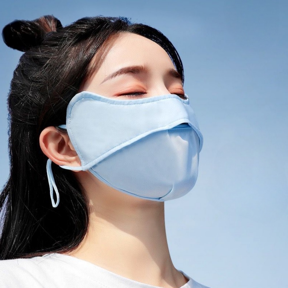 빨아쓰는 자외선 차단 마스크 여름 골프 쿨 - 상품 이미지