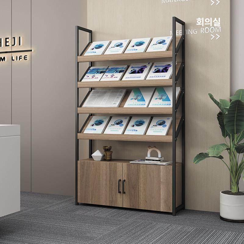 서점 잡지 책꽂이 팜플렛 진열대 매거진랙 카페 전시 선반 수납장 - 상세 이미지 3