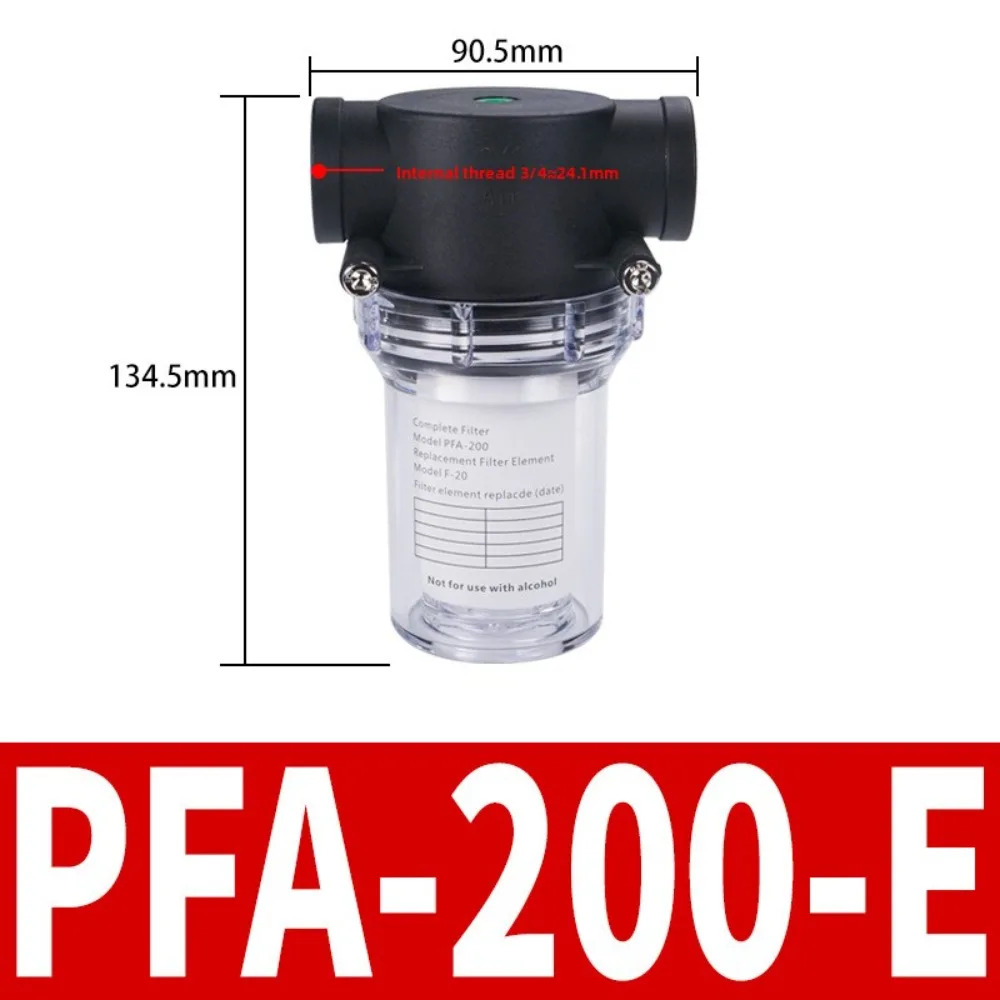 플라스틱 진공 필터 컵 고압 PFA150 PFA200 RF10 VF15 VF20 엘리먼트