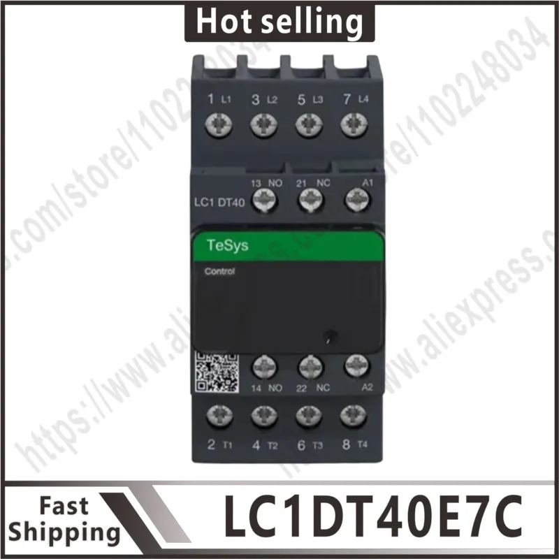 원본 LC1DT40E7 LC1DT40E7C TeSys D 접촉기 -4P 4 NO - AC-1-440 V 40 A -48 AC 50/60 Hz 코일