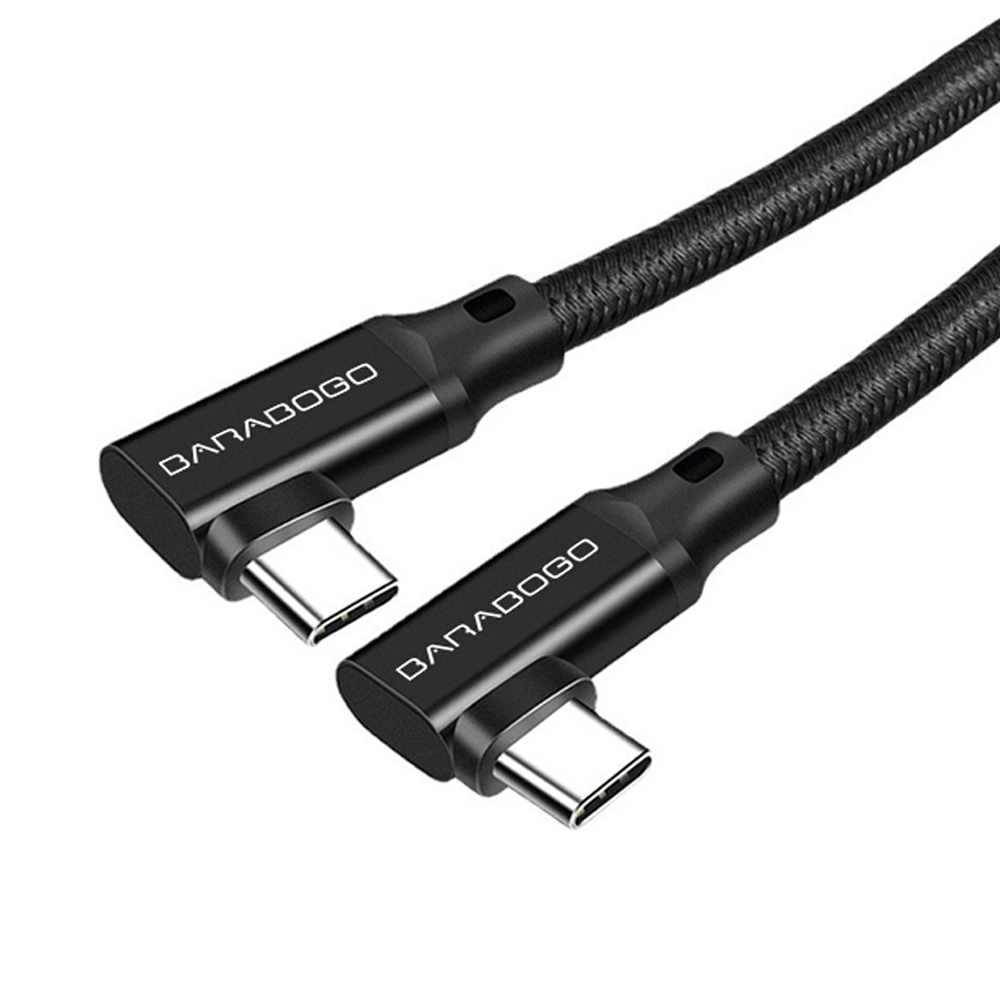 바라보고 더블 ㄱ자형 USB3.2 C to C타입 고속충전케이블 4K 블랙, 1개, 3m - 상세 이미지 4