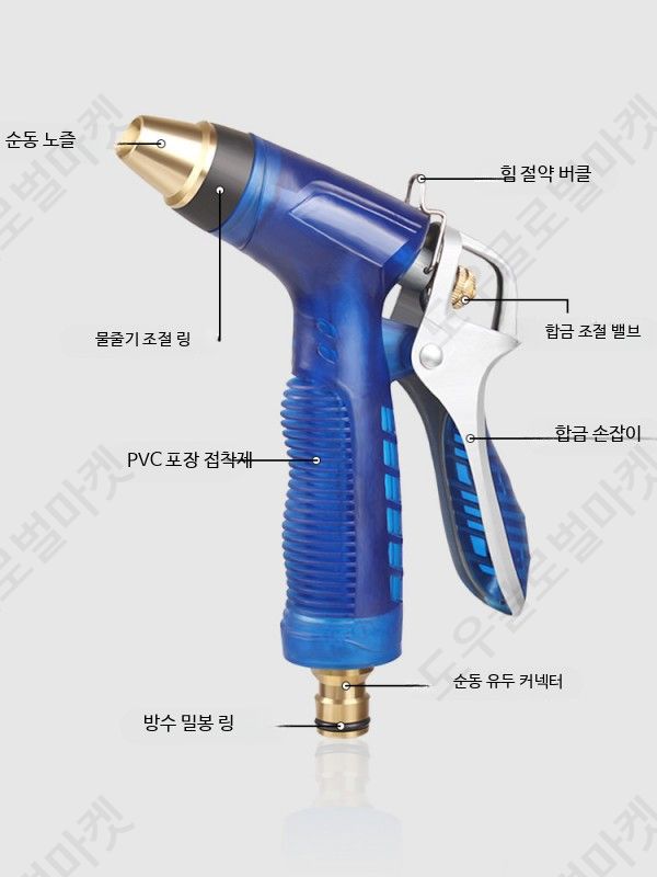 물쥐노즐 미니 고압세척기 차량용 스팀세차기 하부 산업용 이미지 6