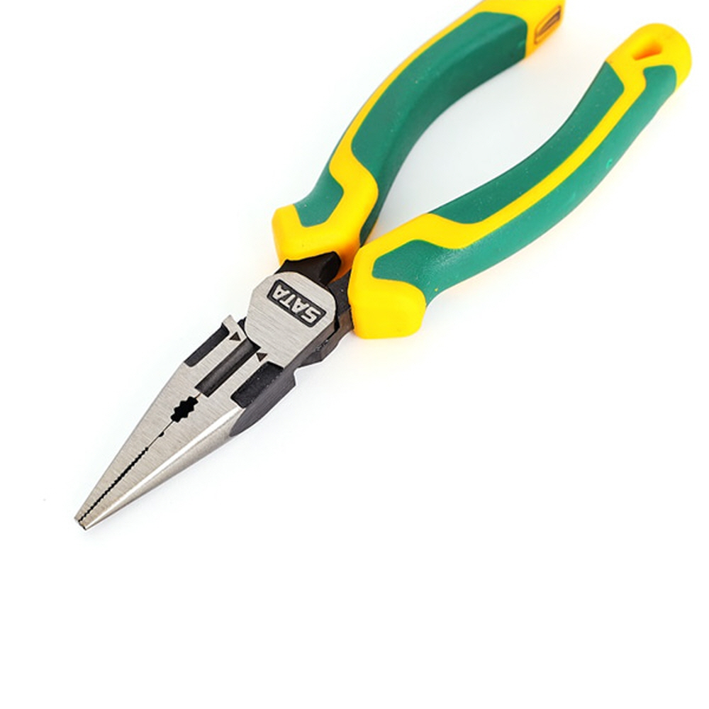 사타 SATA 프리미엄 롱노우즈 150mm(6인치) ST70121D 크롬 바나듐 강철 마루뺀치 - 상세 이미지 4