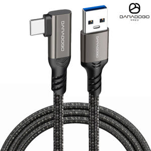 바라보고 USB3.2 Gen2 A to C타입 ㄱ자형 고속충전케이블 그레... 개봉기 | 실사용 후기 - 상품 이미지 1
