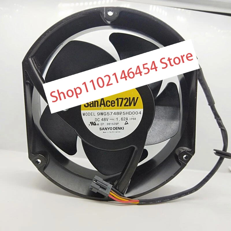 산요 9WG5748P5HD004 IP68 DC 48V 1.62A 172x172x51mm 원형 팬1개