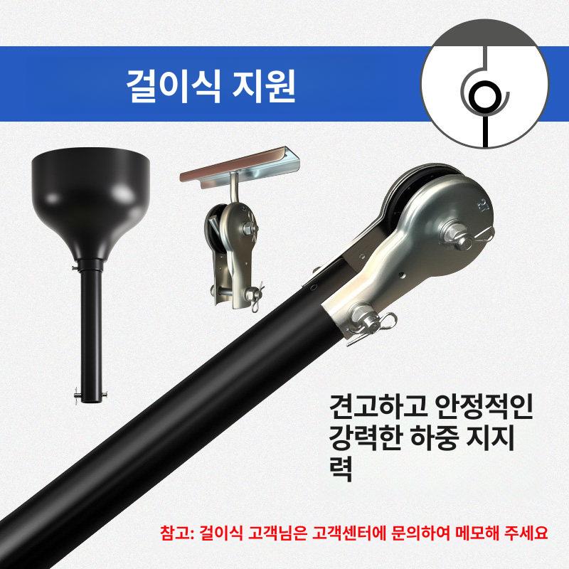 소브 실링팬 모터 a1 저소음 벽걸이 조명없음 선풍기 벽제어 낮은 거실 저층 풀블랙 바닥 - 상세 이미지 5
